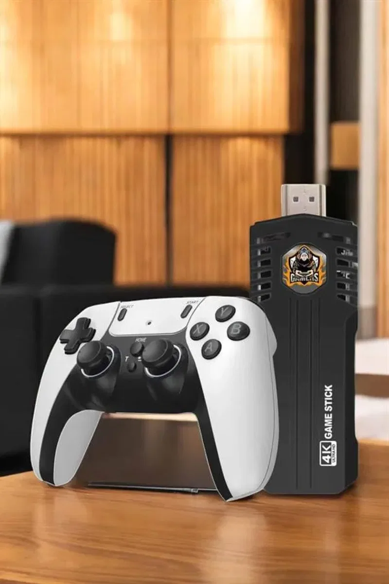 Game Stick Retro 8K ULTRA HD Video Oyun Konsolu Android Tv Özelliği görsel 3