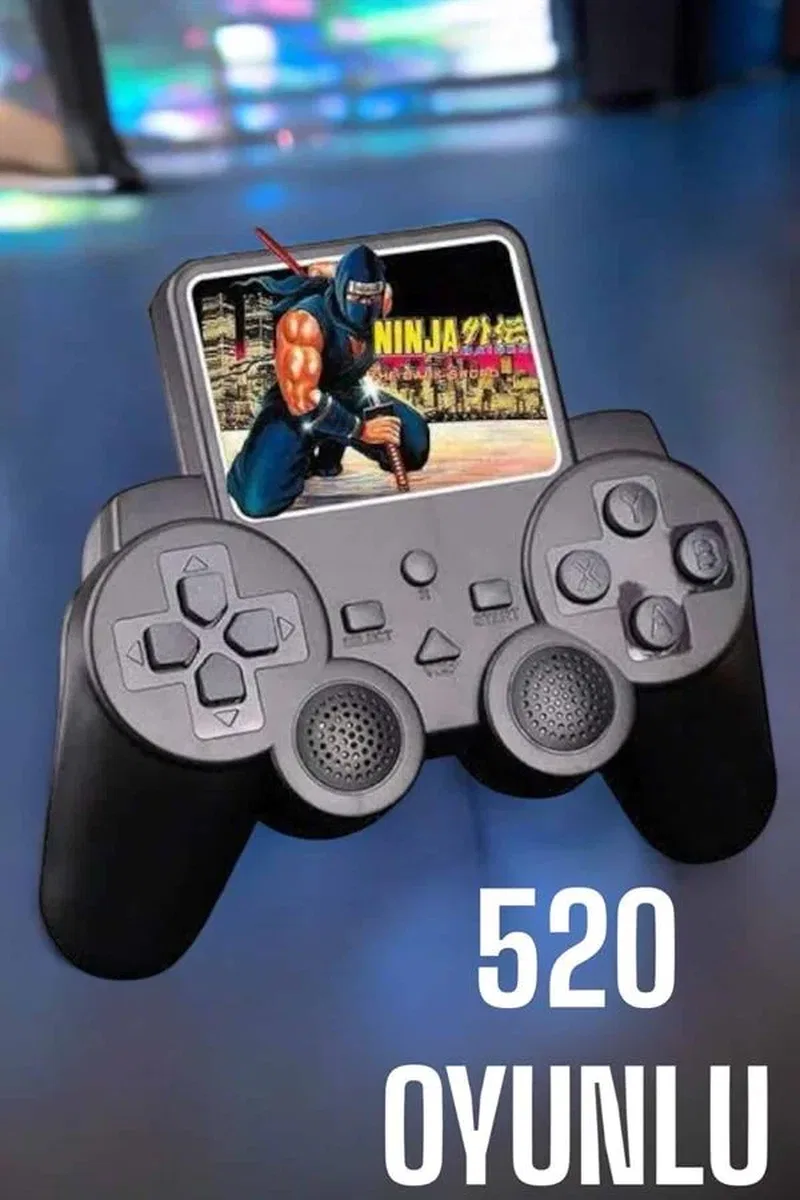 Gamepad 520 Oyunlu Ekranlı Oyun Kolu TV Uyumlu görsel 5