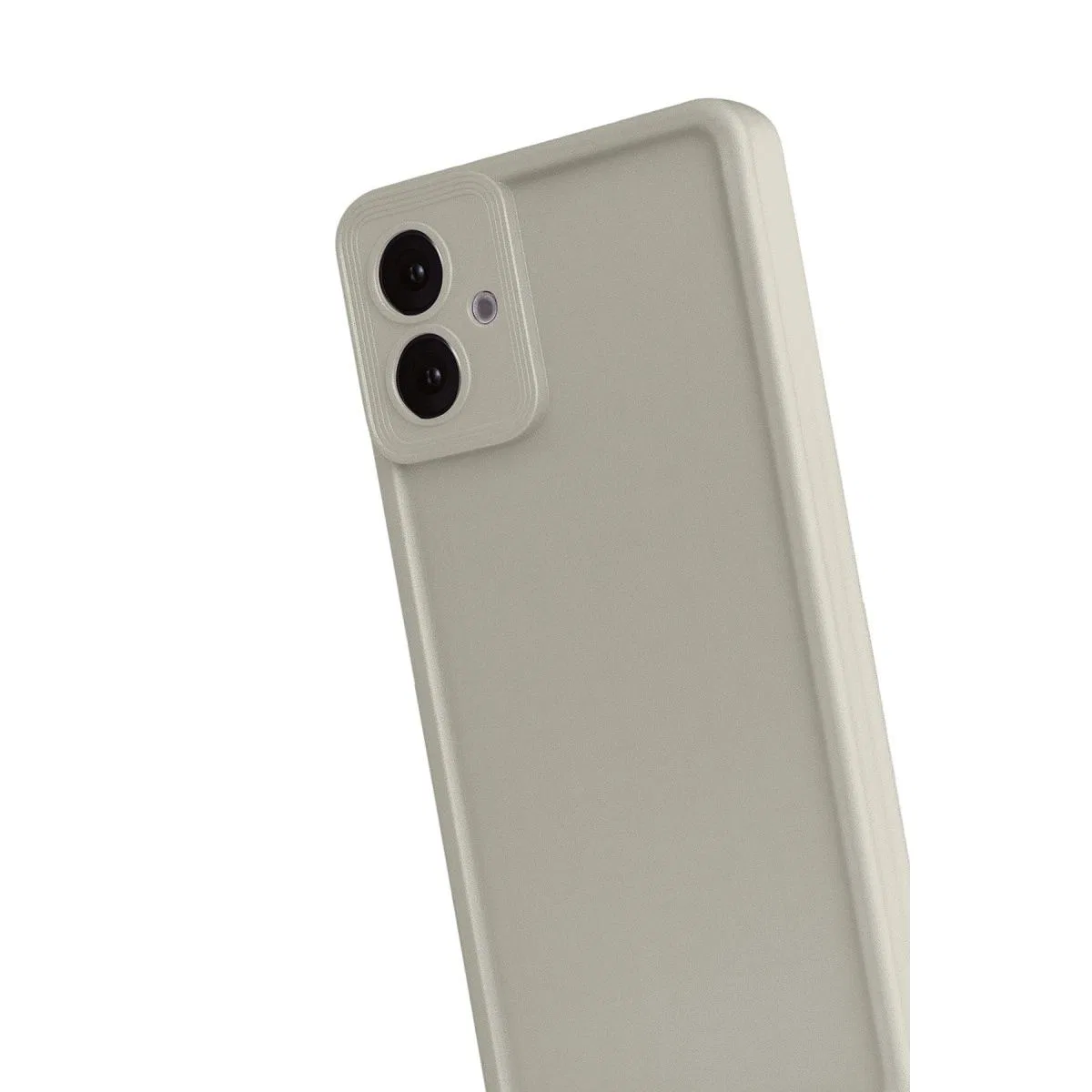 Samsung Galaxy A07 4g Viera Silikon - Krem görsel 3