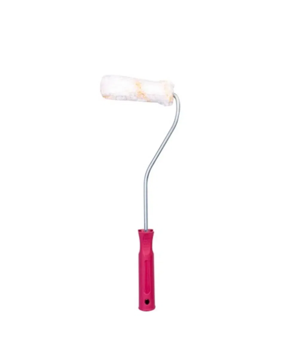 Mini Boya Rulo Seti 10 Cm Boya Fırçası 6 Adet Yedek Rulo Hediyeli Boya Uygulama Aparatı görsel 2
