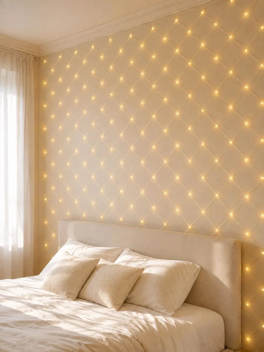 Led Ağ Işık Dekoratif File Aydınlatma Balkon Oda Ve Bahçe Süsleme Yeni Nesil görsel 4