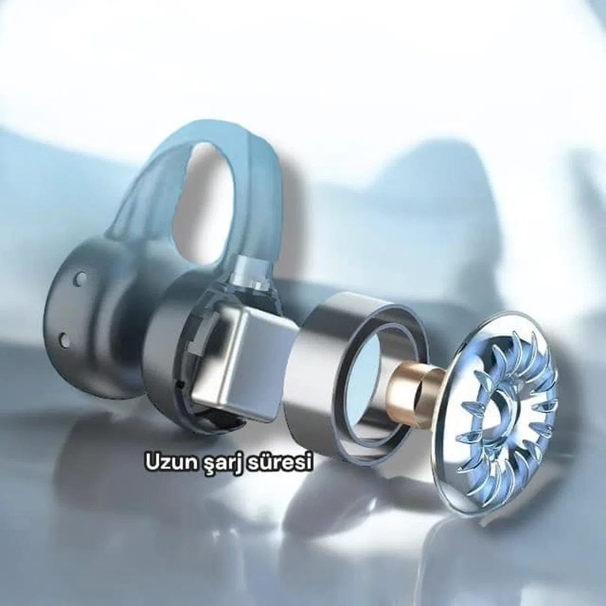 K25 küpe şeklinde Bluetooth kulaklık görsel 5