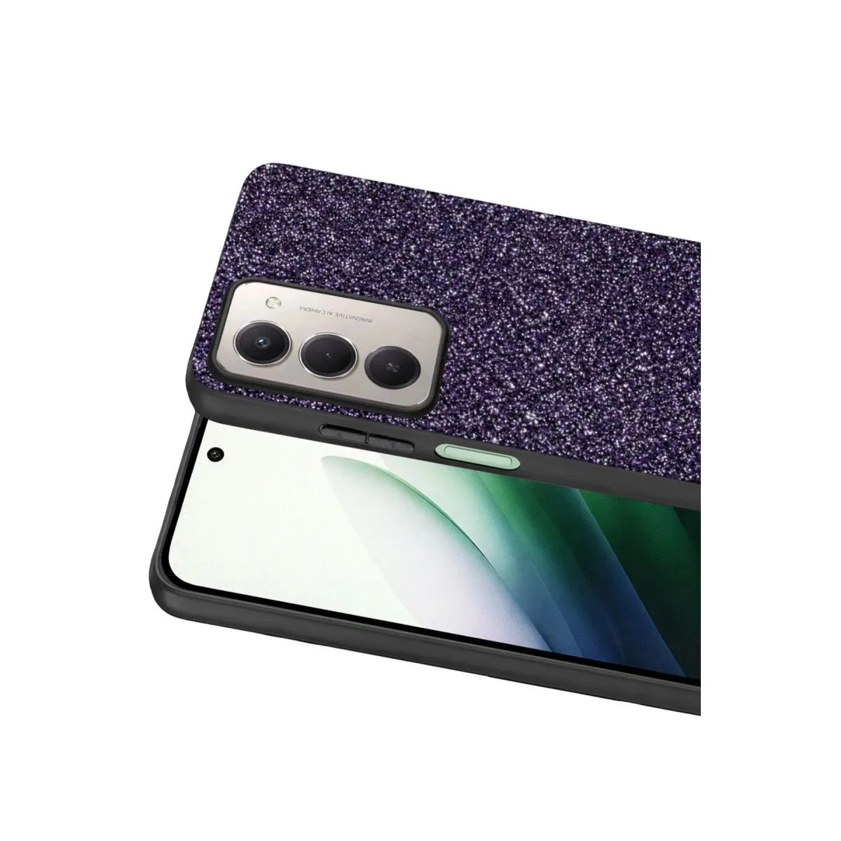 Onegif Xiaomi Redmi 15 4g Bright Simli Kapak - Derin Mor görsel 2