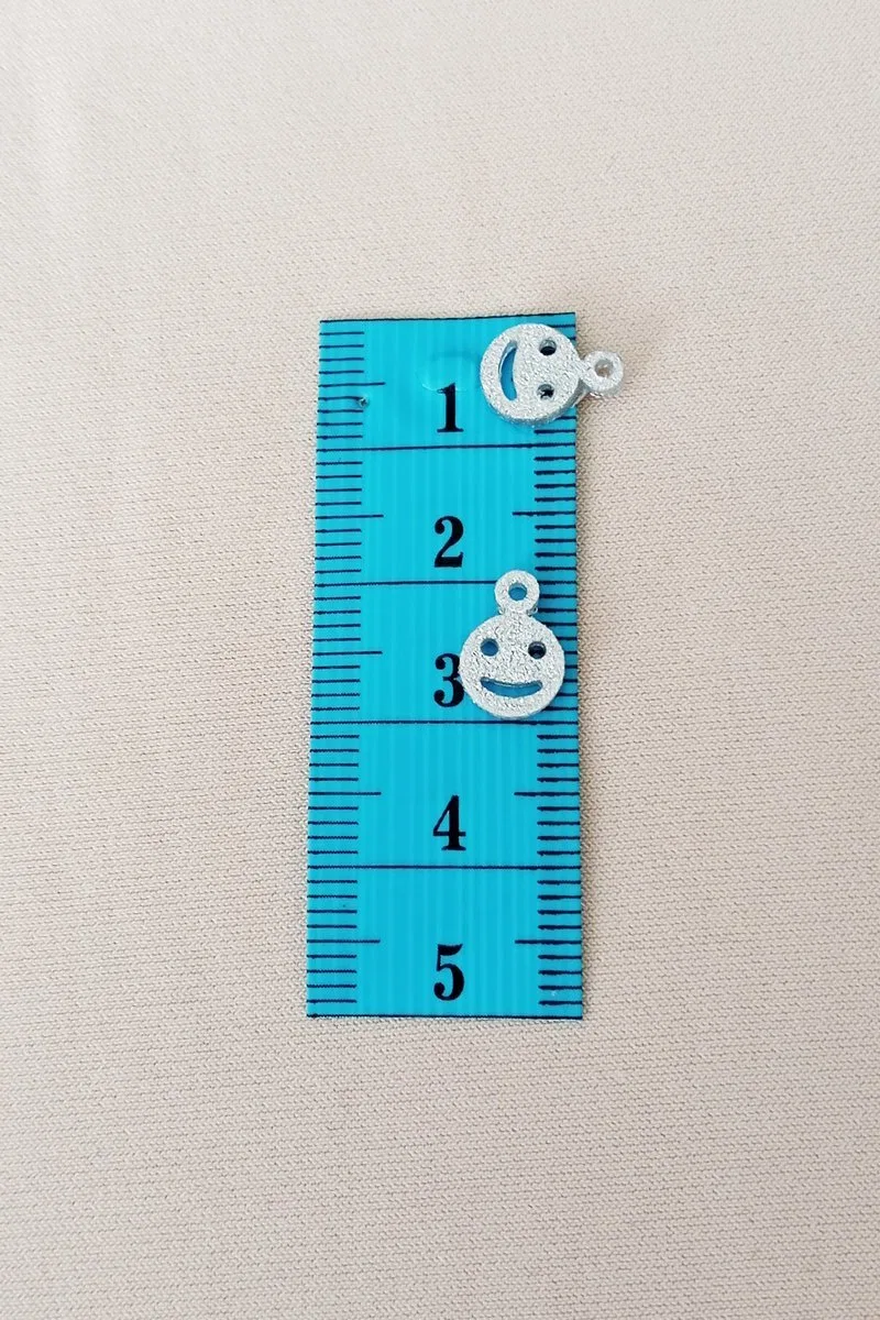 Oya Abiye Bileklik Kolye Pleksi Metalik Plastik Pul Gümüş Renk 24 gram 255 adet - BNC585 görsel 2