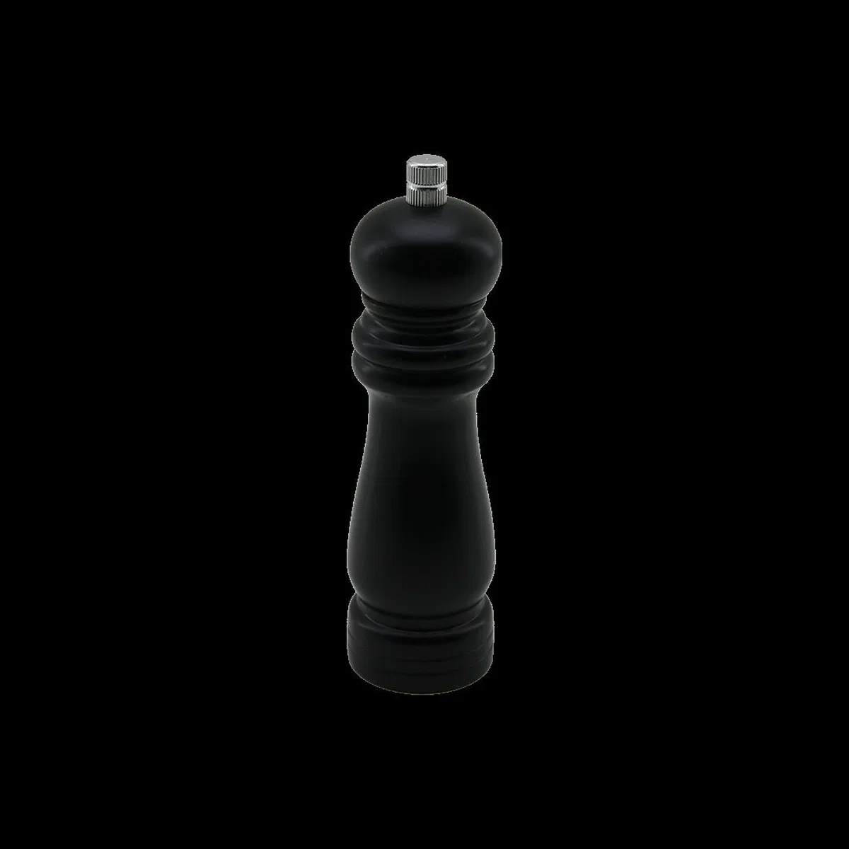 Küçük Siyah Ahşap Tuz ve Baharat Öğütücü (Çap 4. 5 cm, 15. 5 cm) görsel 2
