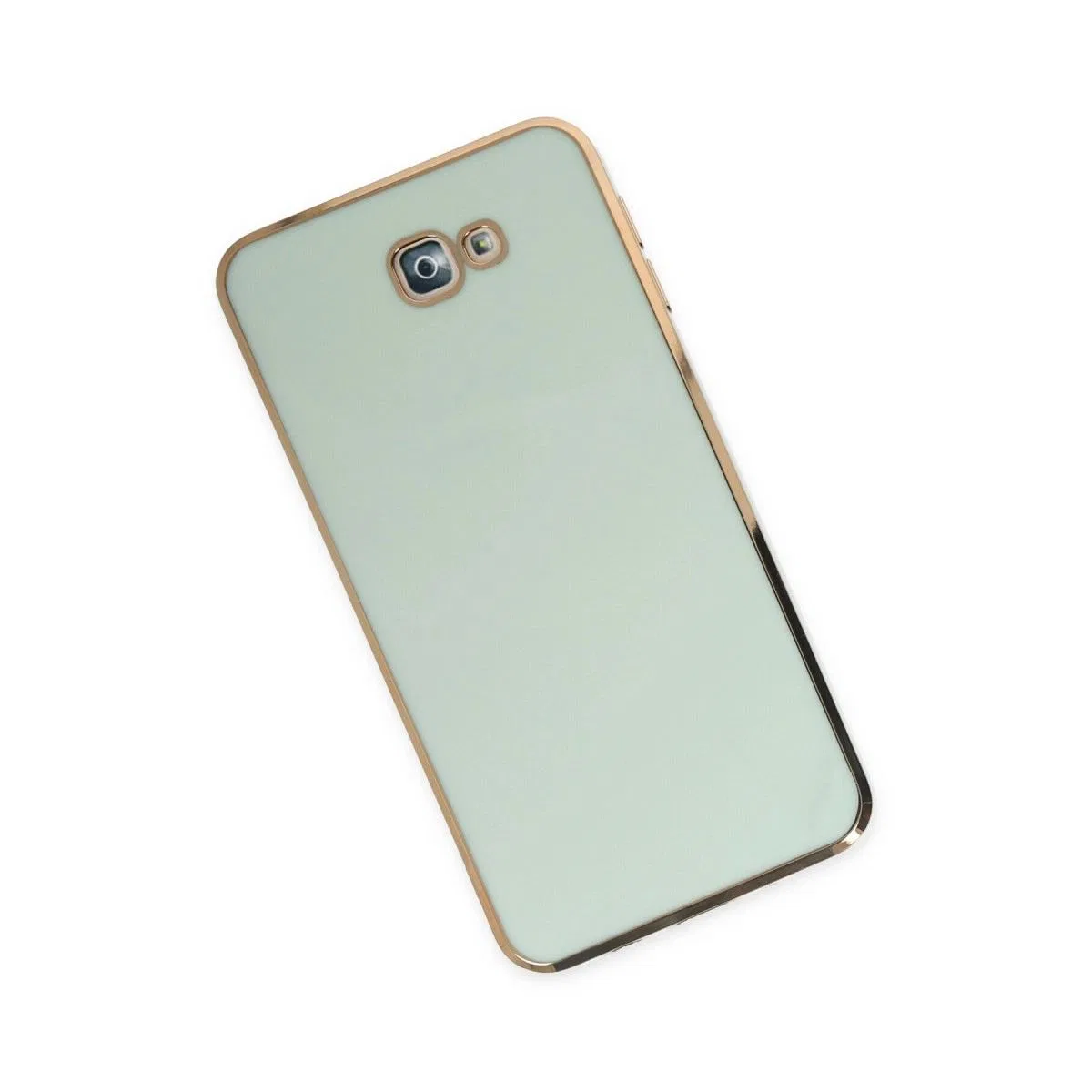Samsung Galaxy J7 Prime Kılıf Volet Silikon - Açık Yeşil görsel 2
