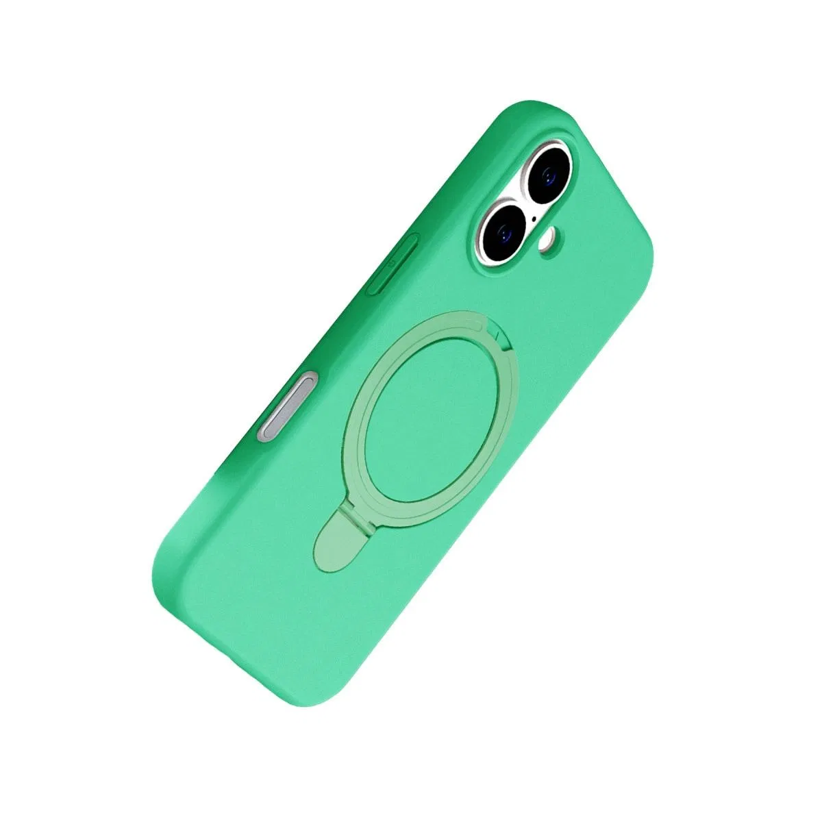 Apple İphone 16 Plus Regal Magsafe Standlı Kapak - Yeşil görsel 4