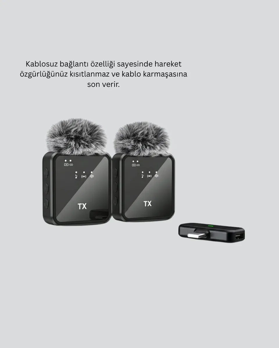 F15 YAKA MİKROFON görsel 5