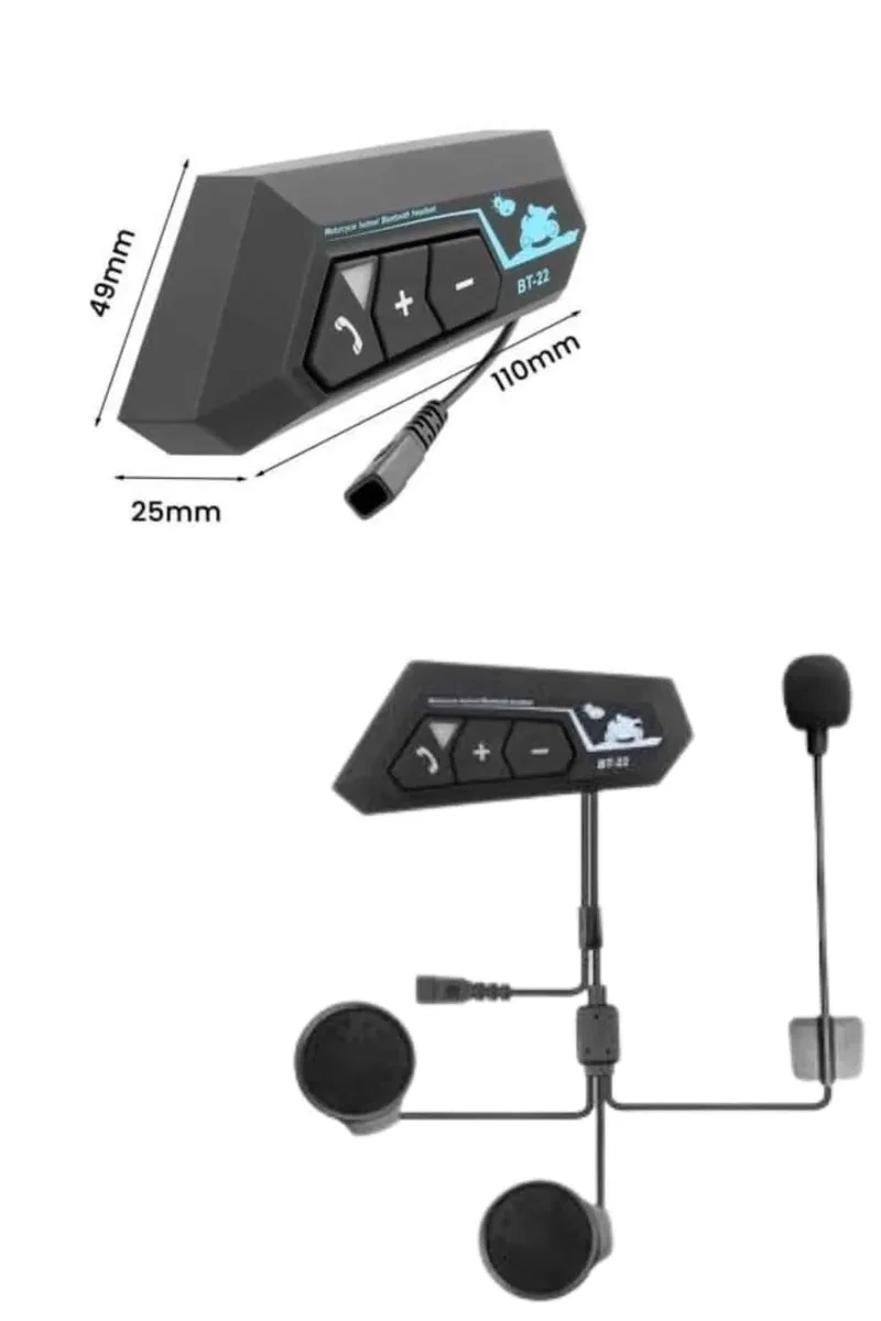 Yeni Nesil Dinleme Ve Konuşma Özellikli Intercom Kask Kulaklığı 5. 0 Bluetooth görsel 4