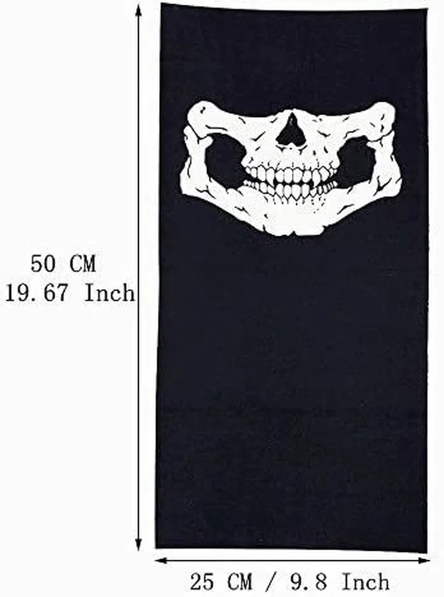 Motorcu Boyunluk Baf Buff Bandana 25x48 Cm Model 7 görsel 4