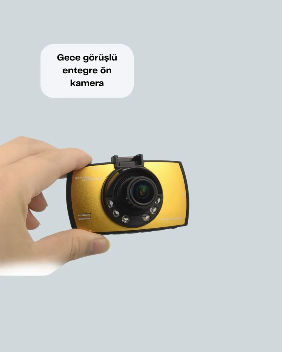 Full HD Araç Kamerası G Sensor Gece Görüşlü Dash Cam görsel 4