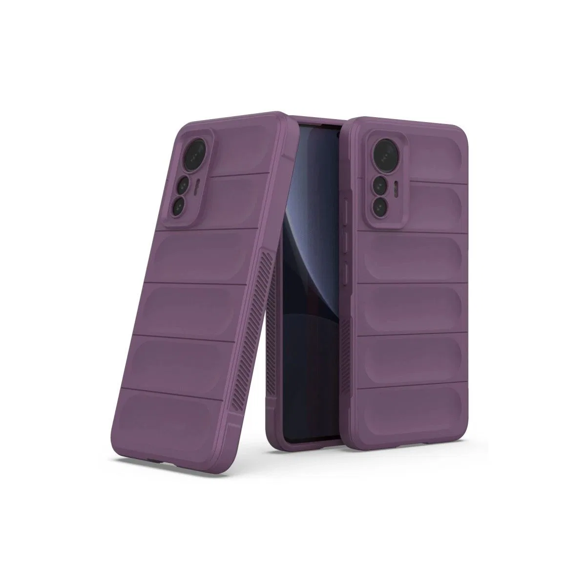 Xiaomi Mi 12 Lite Kılıf Optimum Silikon - Mor görsel 2