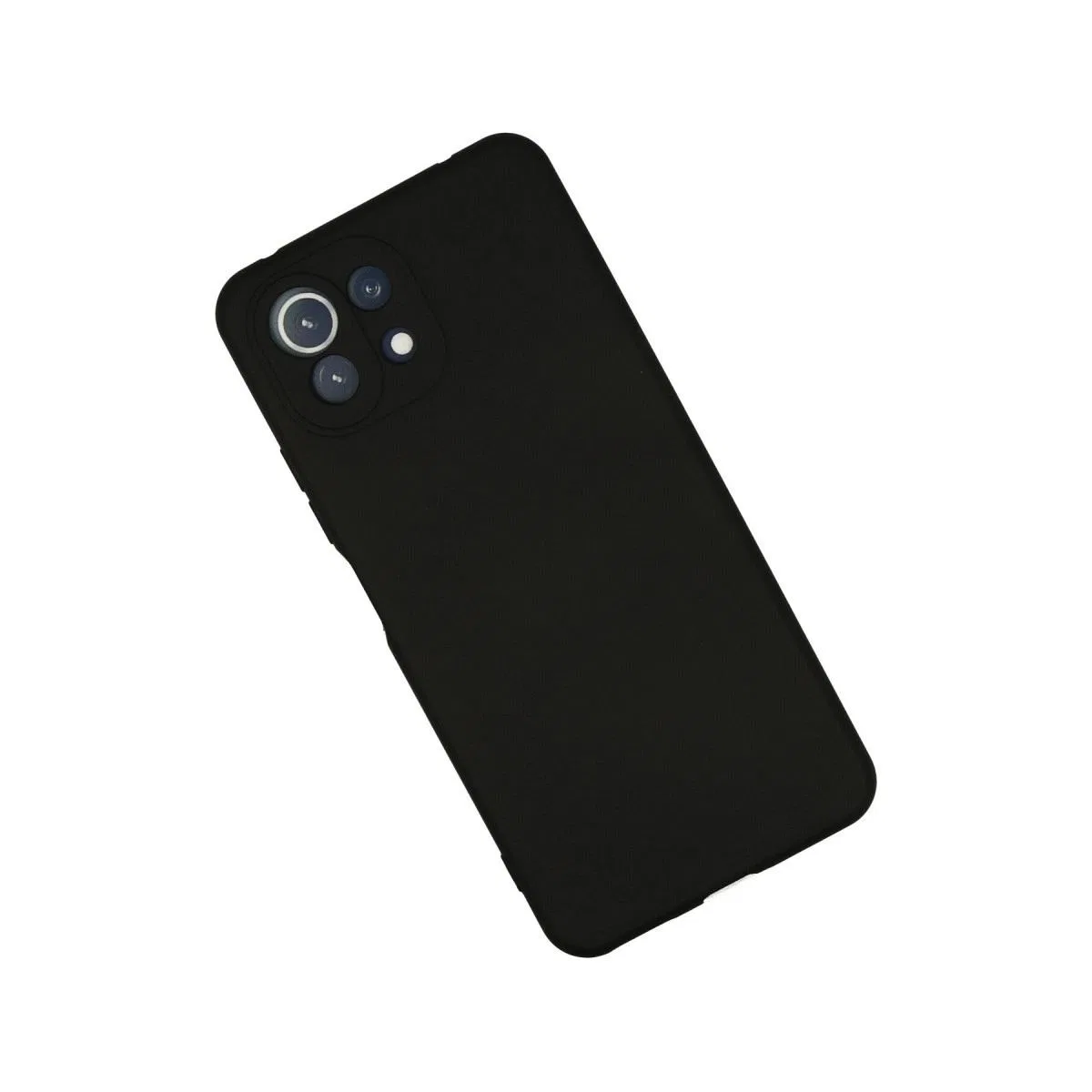 Xiaomi Mi 11 Lite Kılıf Nano İçi Kadife Silikon - Siyah görsel 2