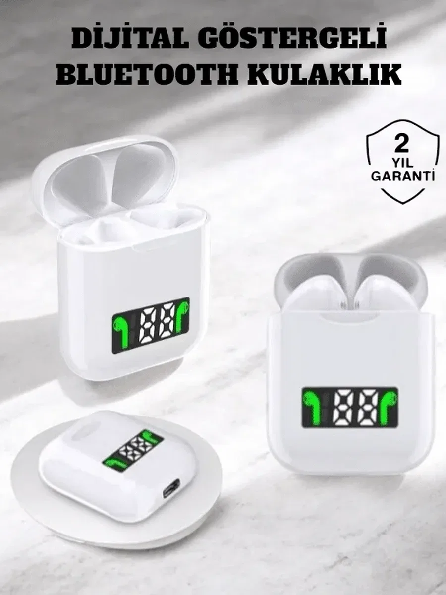 Dokunmatik Kontrol ve LED Göstergeli TWS Bluetooth Kulaklık görsel 2