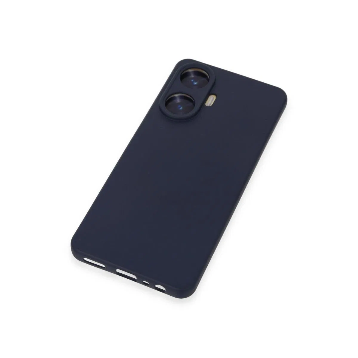 Realme C55 Kılıf Nano İçi Kadife Silikon - Mor görsel 3