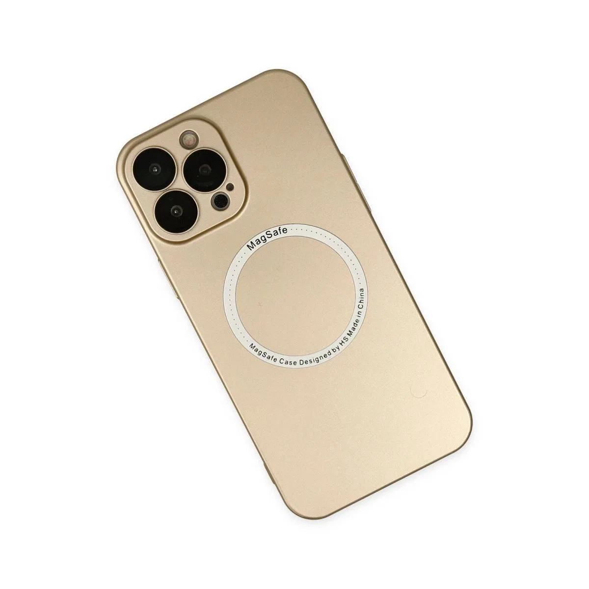 Apple İphone 13 Pro Kılıf Jack Magneticsafe Lens Silikon - Gold görsel 2