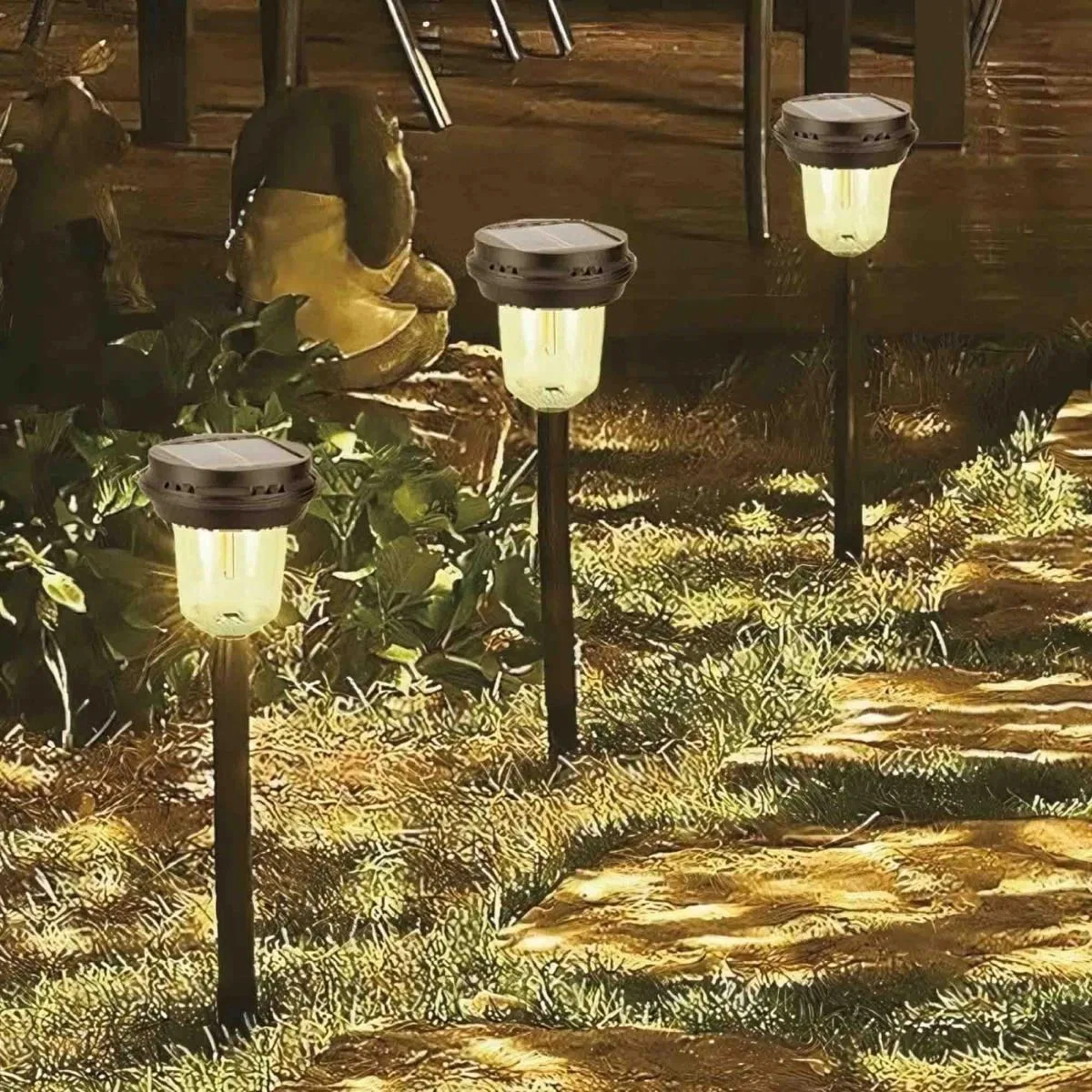Panther Pt-b117 Solar Led Bahçe Lambası görsel 3