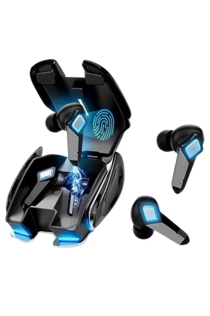 Gamer Kulaklık Gecikme Yapmaz Yüksek Ses Kaliteli Kablosuz Bluetooth Kulaklık görsel 4
