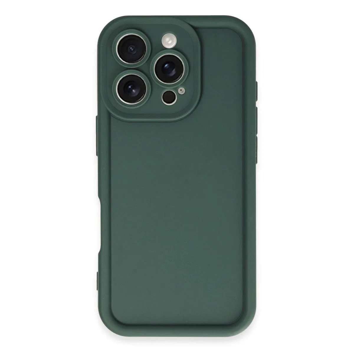 Apple İphone 16 Pro Max Kılıf Viera Silikon - Koyu Yeşil görsel 2