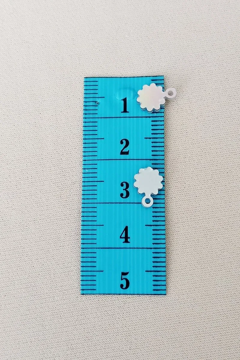 Oya Abiye Bileklik Kolye Pleksi Metalik Plastik Pul Gümüş Renk 24 gram 300 adet - BNC578 görsel 2