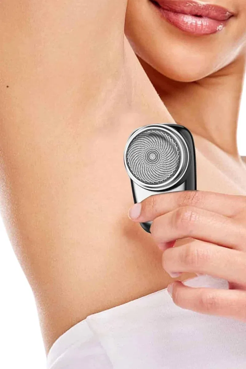 Seyahat Tipi Tıraş Makinesi Taşınabilir Kablosuz Mini Paslanmaz Çelik görsel 4