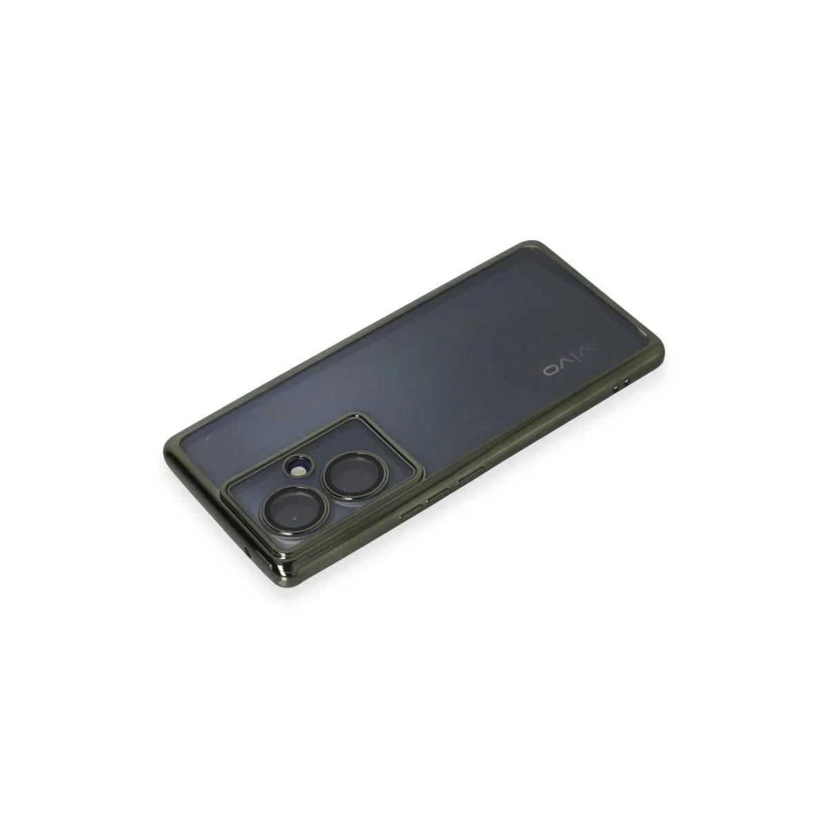 Vivo V29 Lite Kılıf Razer Lensli Silikon - Yeşil görsel 3