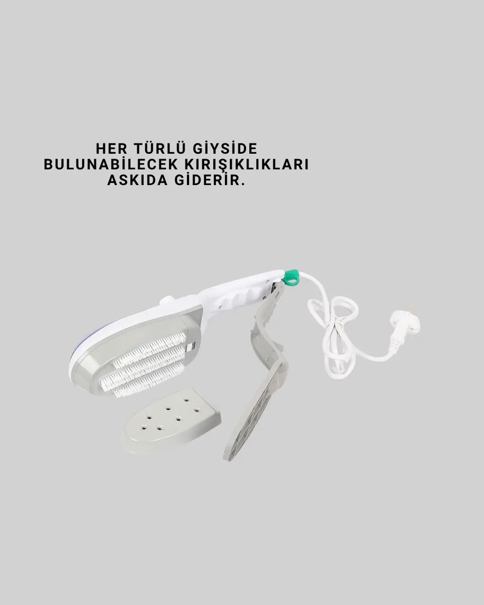 Buharlı Pratik Ütü Seyahat Tipi Kırışıklık Giderici görsel 5