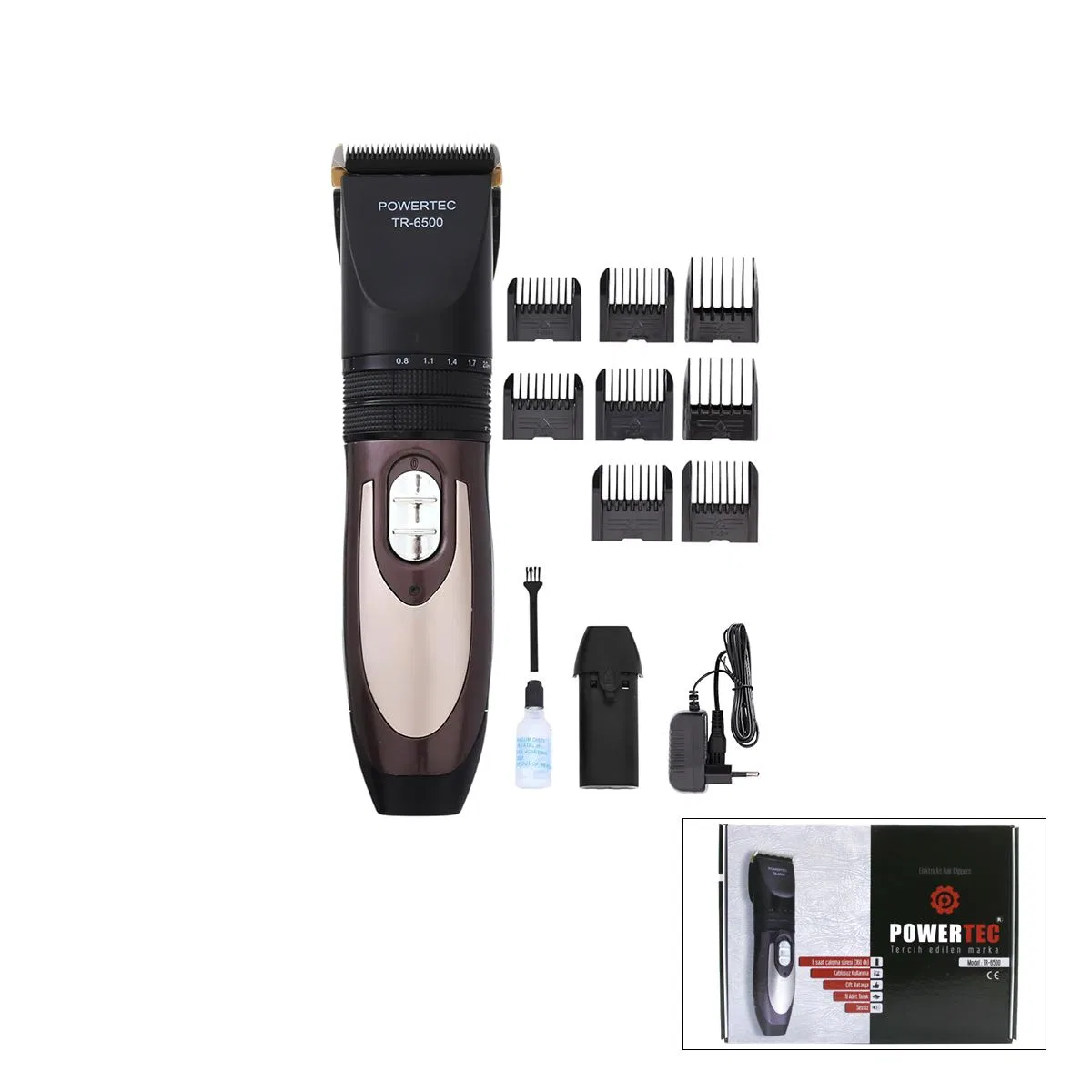 Şarjlı Traş Makinesi TR-6500 - Kablosuz, 6 Saat Pil görsel 2
