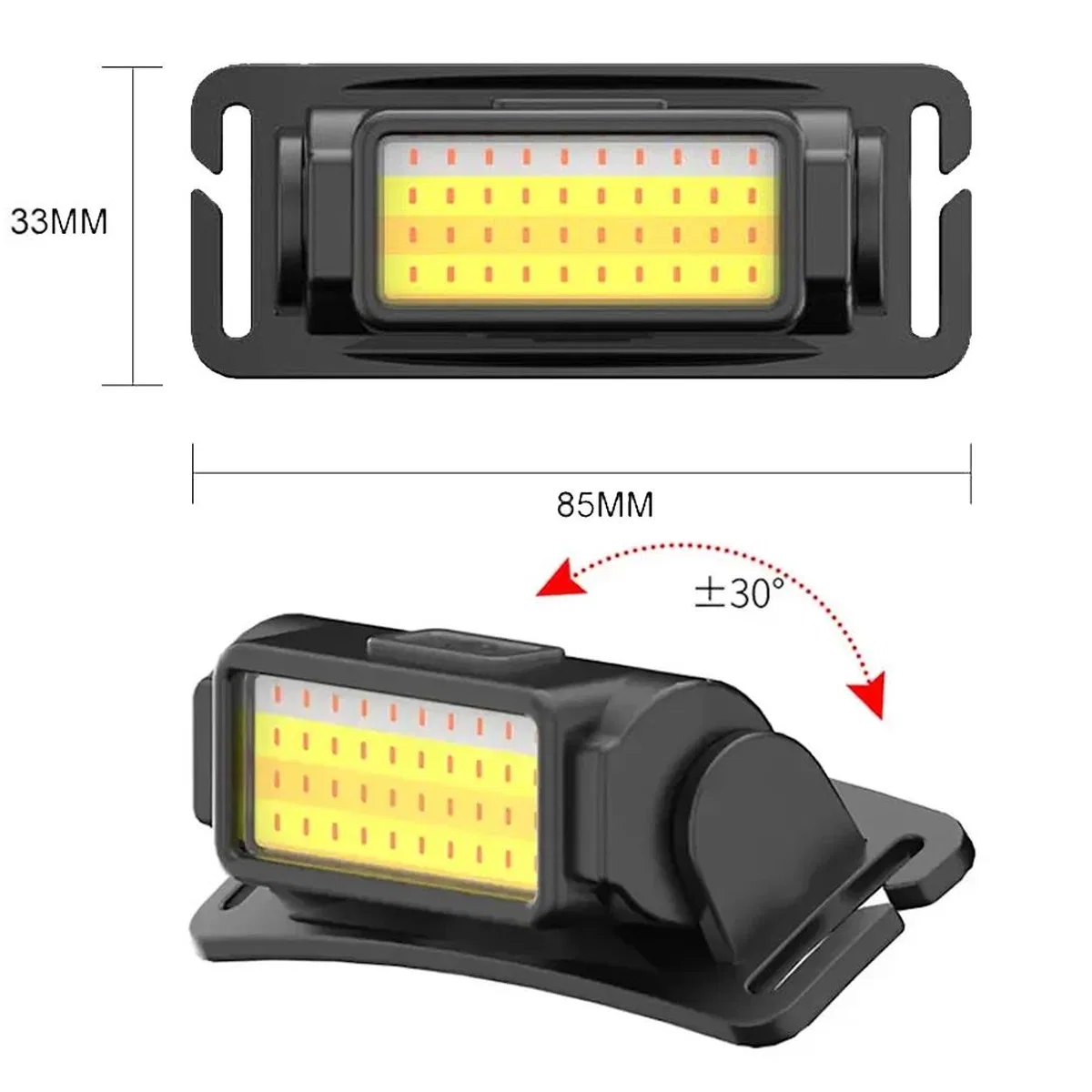 50 Cob Led Kafa Lambası Wt-650 görsel 4