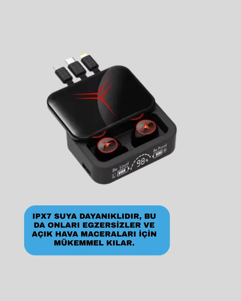 Kristal Ses Kaliteli Bluetooth Kulaklık – Android ve iOS Uyumlu Yeni Nesil görsel 5