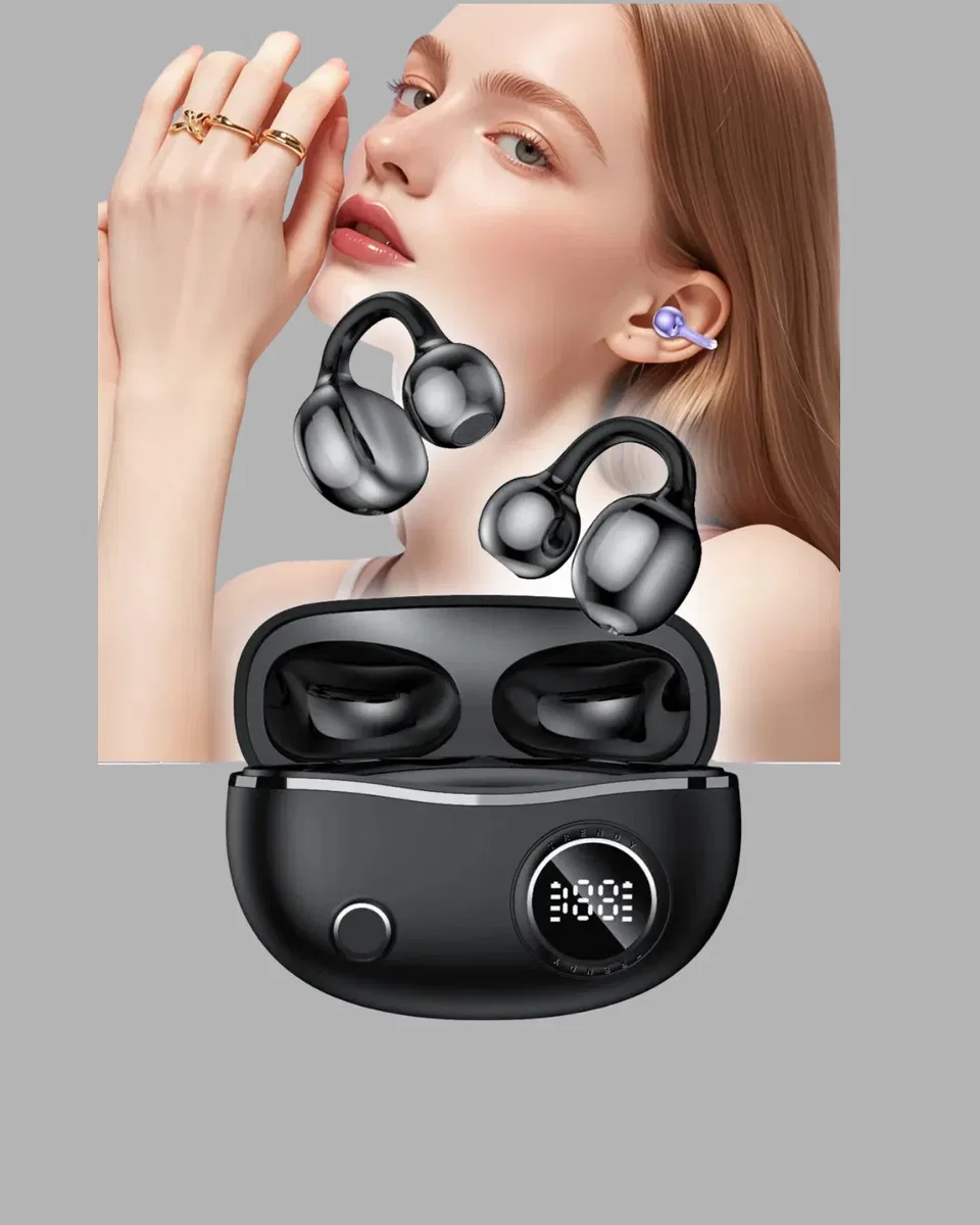 Kablosuz Açık Kulak Kulaklık Bluetooth 5. 4 Type-C Hızlı Şarj 30 Saat görsel 4