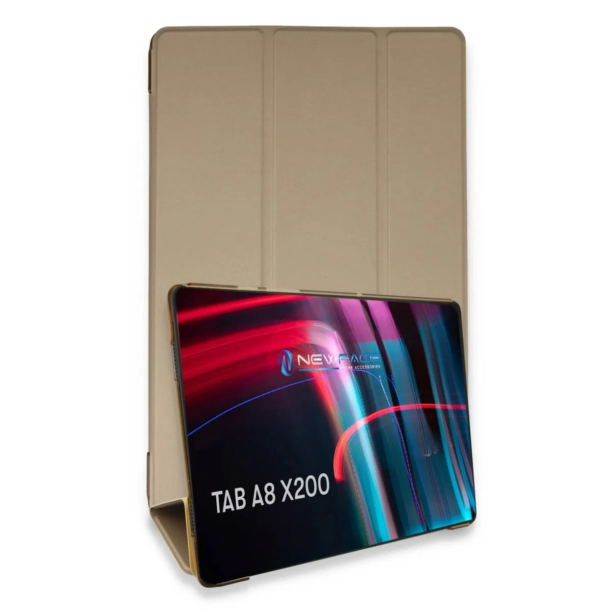 Samsung Galaxy X200 Tab A8 10. 5 Kılıf Tablet Smart Kılıf - Gold