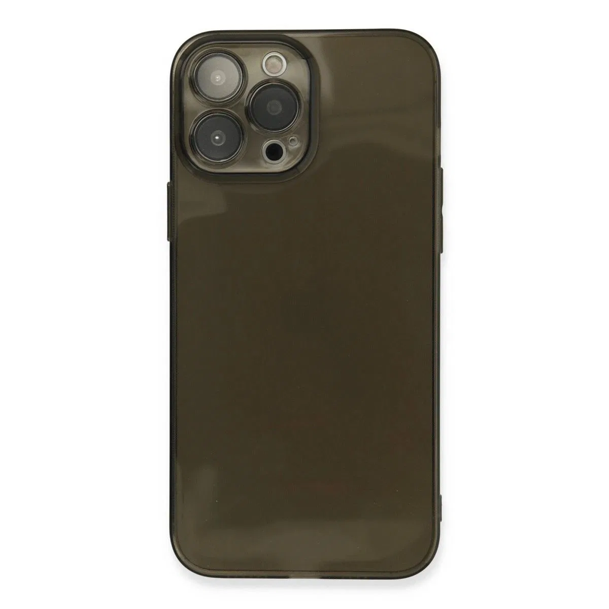 Apple İphone 13 Pro Max Kılıf Fly Lens Silikon - Siyah