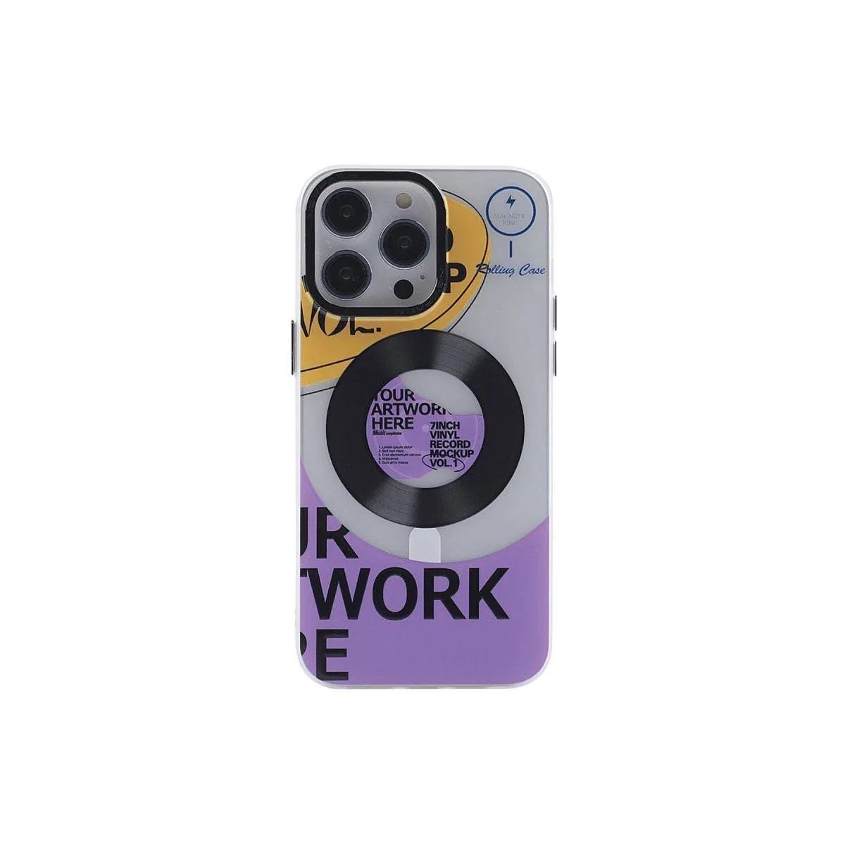 Apple İphone 14 Pro Max Kılıf Apollo Magneticsafe Desenli Kapak - Apollo Şeffaf - 6 görsel 3