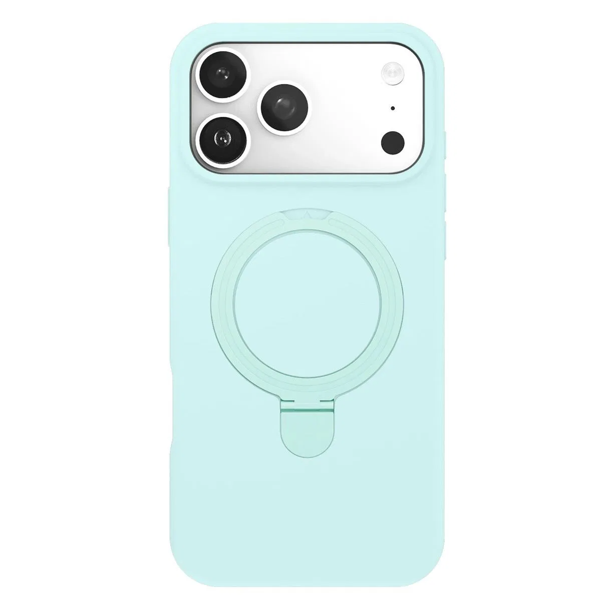 Apple İphone 17 Pro Max Regal Magsafe Standlı Kapak - Su Yeşili görsel 2