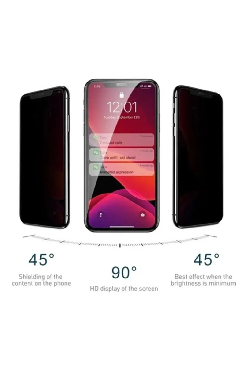 Samsung A32 Uyumlu Hayalet Ekran Gizli Tam Kaplayan Kırılmaz Cam Seramik Ekran Koruyucu Film görsel 2