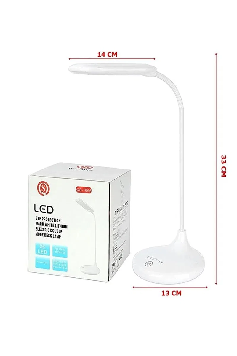 Şarjlı Sarı Ve Beyaz Renk Masa Lambası Wt-005 görsel 7
