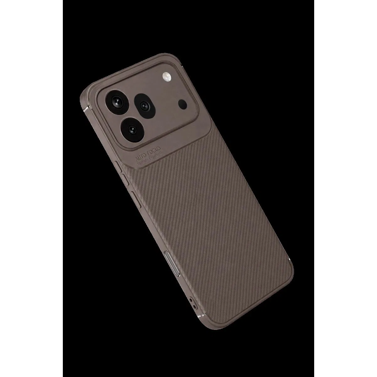 Huawei Honor 600 Pro Auto Focus Karbon Kapak - Gri görsel 2