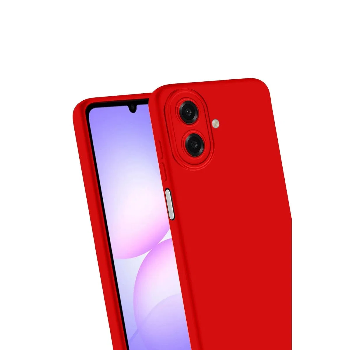 Samsung Galaxy A07 4g First Silikon - Kırmızı görsel 3