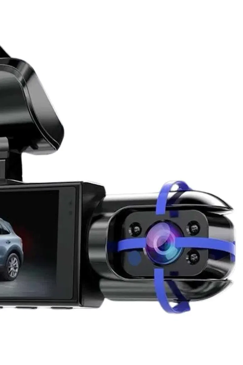 Araç İçi Full Hd Kamera Ön ve Arka Kameralı Ekranlı Araç Kamerası görsel 3