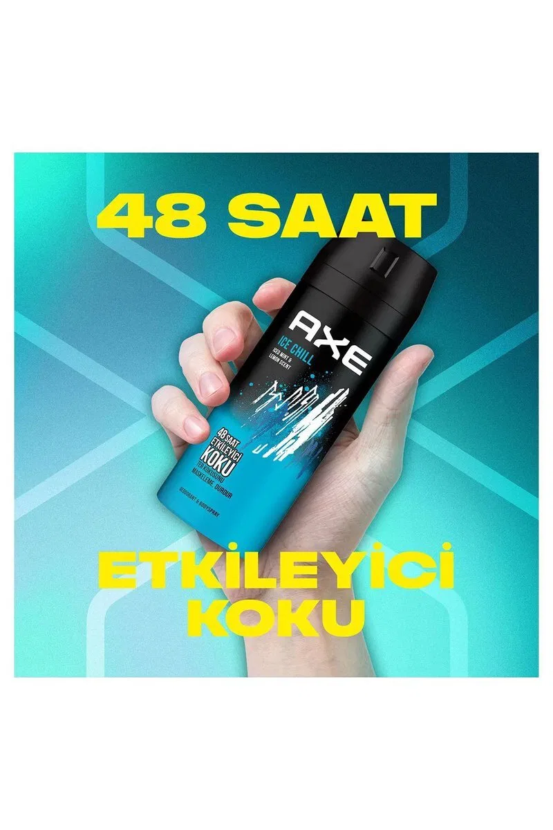 Axe Ice Chill Erkek Deodorant Sprey 150 ml görsel 4