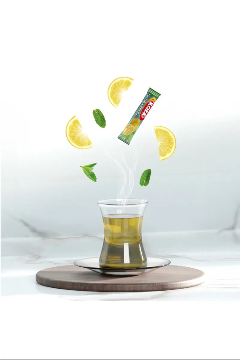 Koza Tek İçimlik Nane Limon Aromalı Toz İçecek 50'li görsel 2