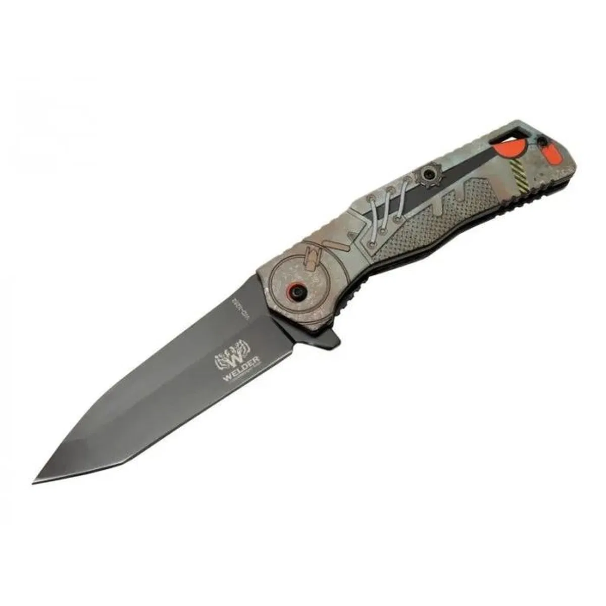 Bağcıklı Çakı 21, 5 Cm Yarı Otomatik, Kemerlikli