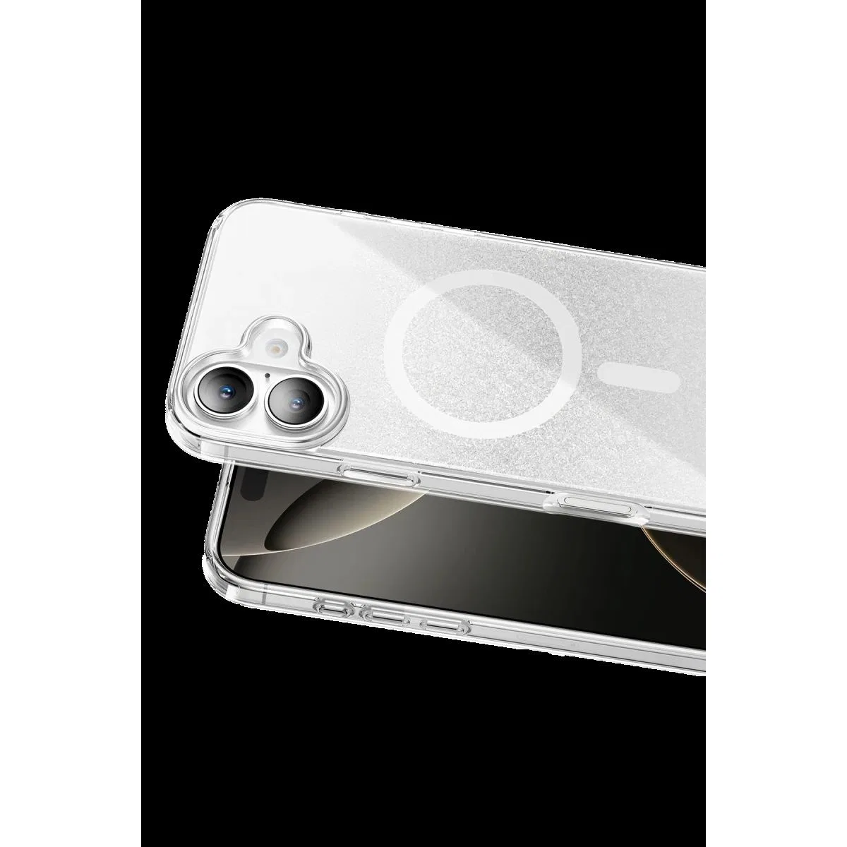 Onegif Apple İphone 17 Sora Simli Magsafe Kapak - Beyaz görsel 2