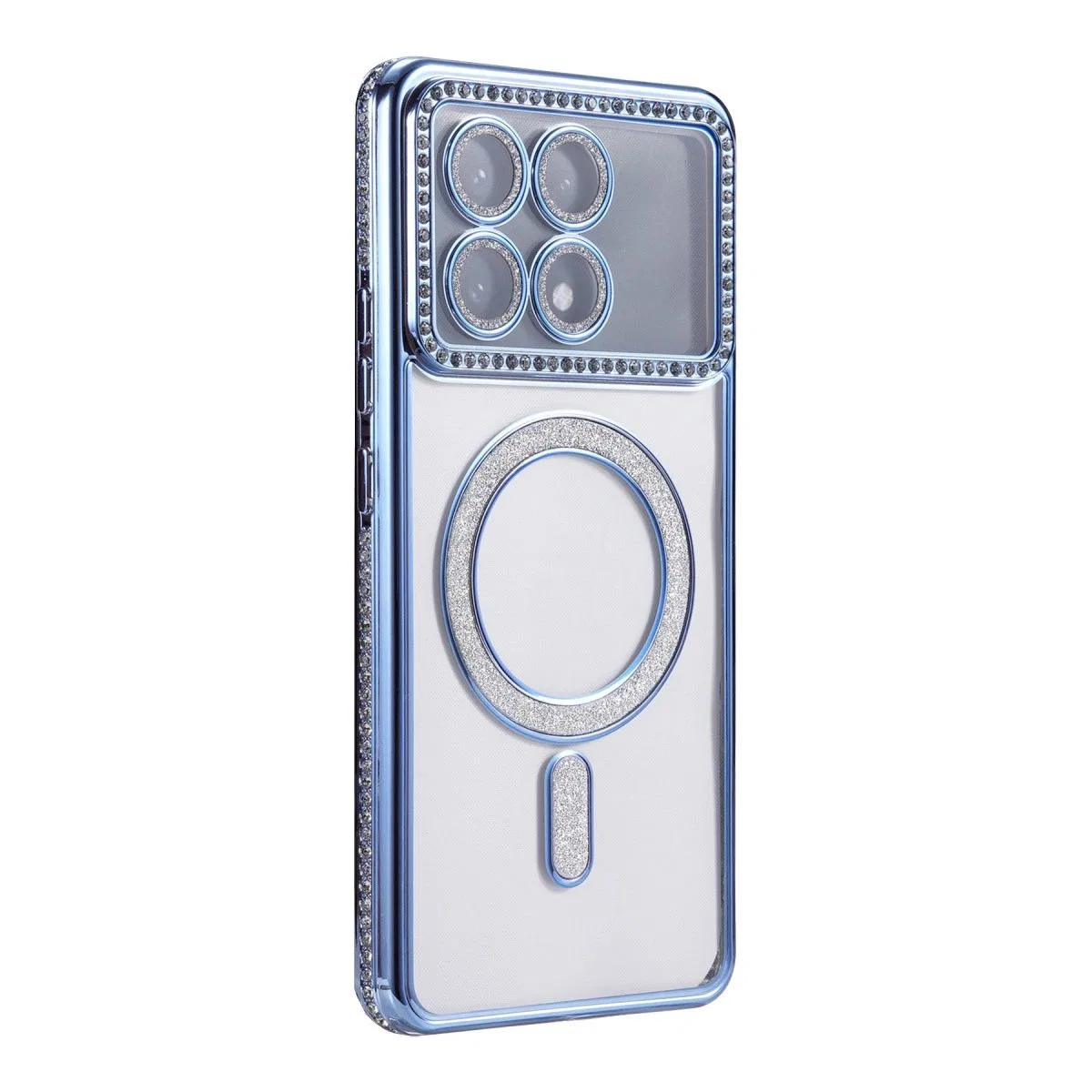 Xiaomi Poco X6 Pro Joke Simli Magneticsafe Kılıf - Mavi görsel 3