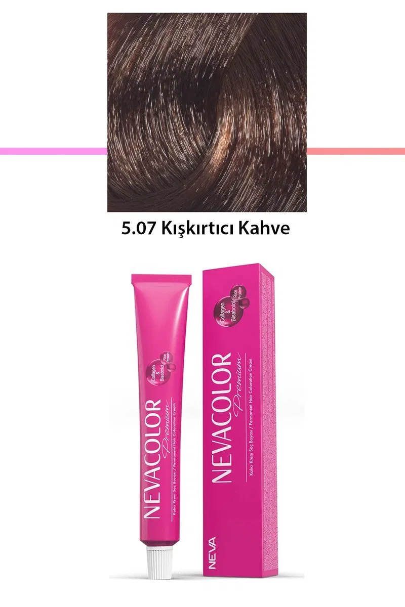 Premium 5. 07 Kışkırtıcı Kahve - Kalıcı Krem Saç Boyası 50 g Tüp