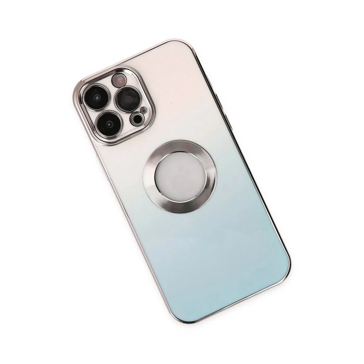 Apple İphone 13 Pro Max Kılıf Best Silikon - Turkuaz görsel 3