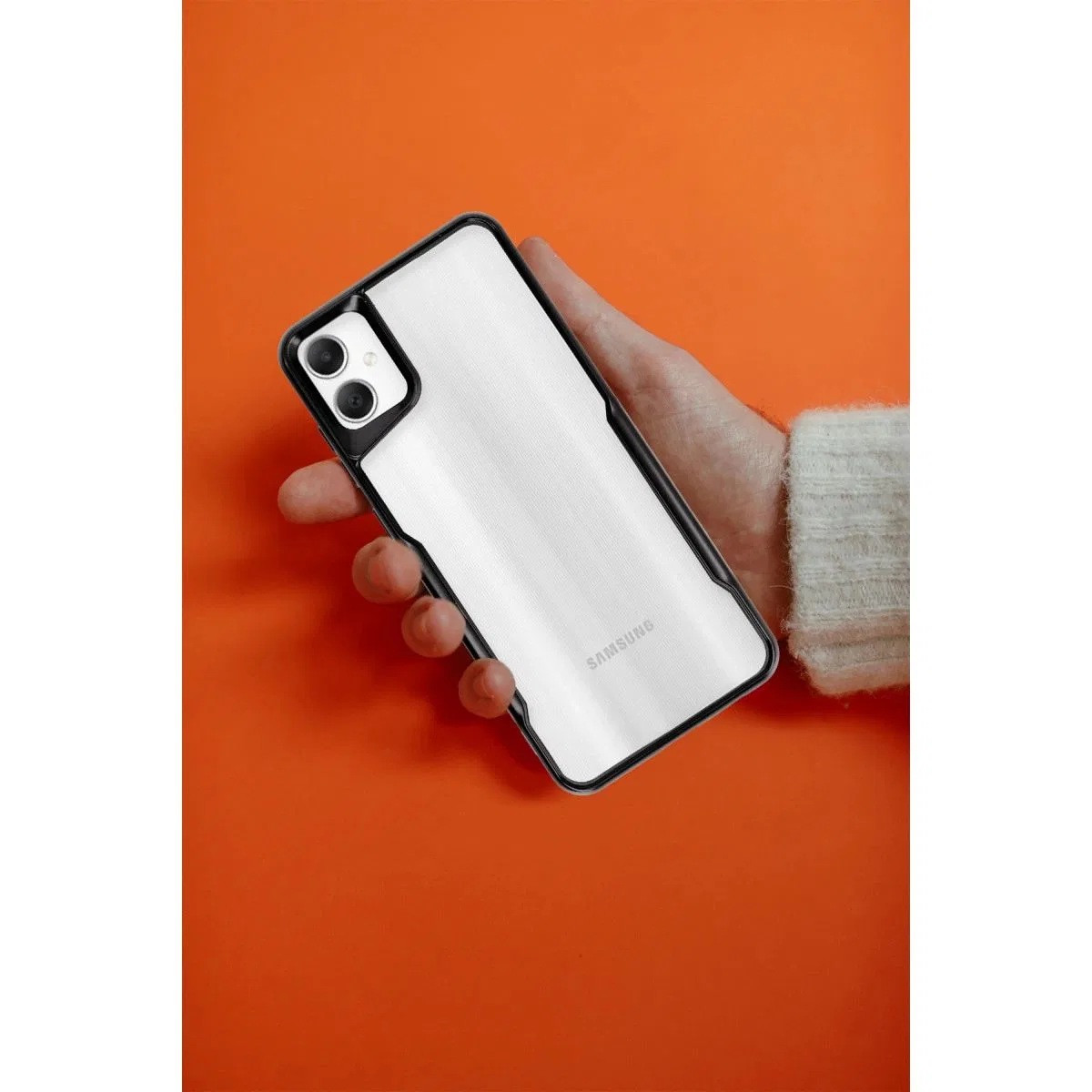 Samsung Galaxy A06 Kılıf Boyi Silikon Kapak - Siyah görsel 2