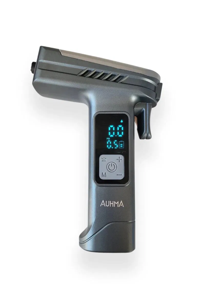 Araba Hava Pompası 4’ü 1 Arada: Kompresör + Cam Kırıcı + Kemer Kesici + Led Işık Şarjlı 4000mah Araç Kompresörlü görsel 4