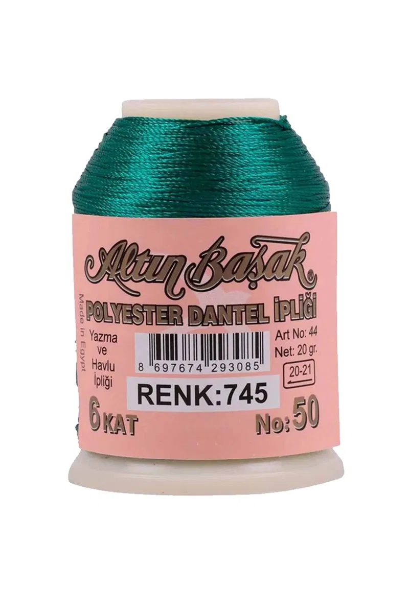 3 Adet Altınbaşak Oya ve Dantel İpi 20 gr - Royaleks - No: 415 - 970 - 745 görsel 3